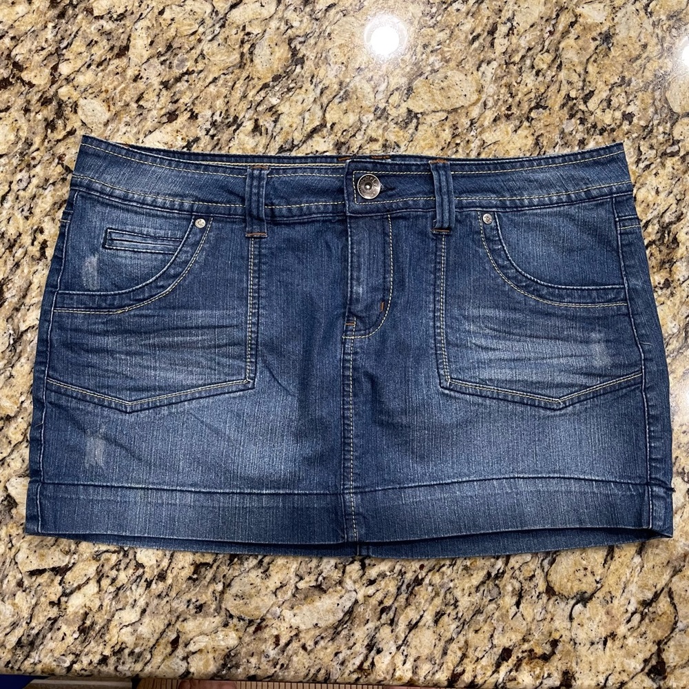 Lei Denim Skirt